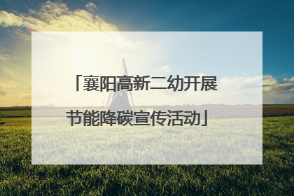 襄阳高新二幼开展节能降碳宣传活动