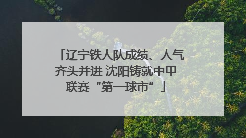 辽宁铁人队成绩、人气齐头并进 沈阳铸就中甲联赛“第一球市”