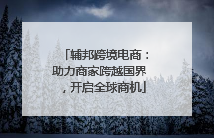 辅邦跨境电商：助力商家跨越国界，开启全球商机