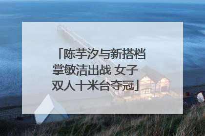 陈芋汐与新搭档掌敏洁出战 女子双人十米台夺冠