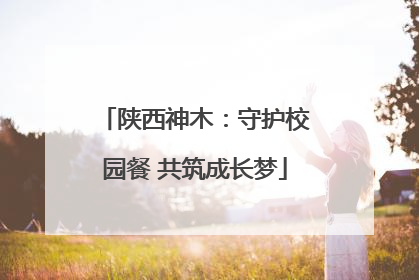 陕西神木：守护校园餐 共筑成长梦