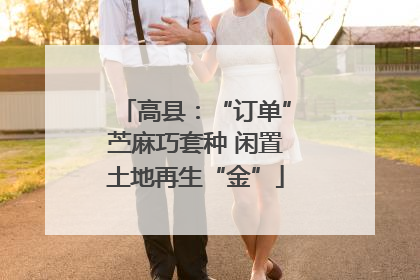 高县：“订单”苎麻巧套种 闲置土地再生“金”