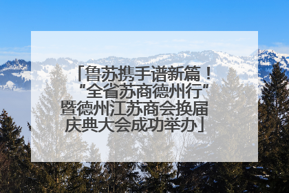 鲁苏携手谱新篇！“全省苏商德州行”暨德州江苏商会换届庆典大会成功举办