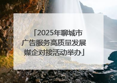 2025年聊城市广告服务高质量发展媒企对接活动举办