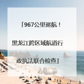 967公里巡航！黑龙江跨区域航道行政执法联合检查